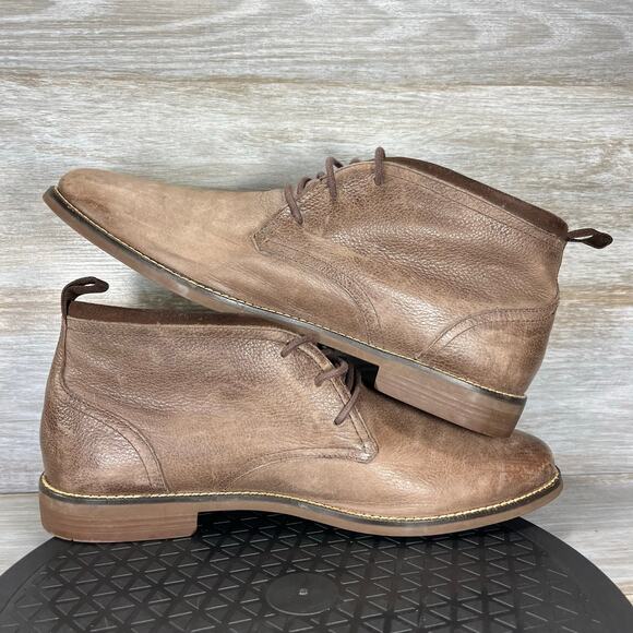 Cole Haan Mens Curtis II Chestnut Leather Chukka Boots Size 11 M - Picture 7 of 8